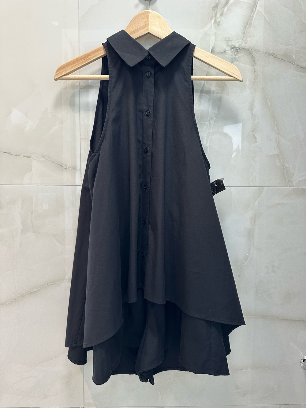 C/MEO Collective Women’s Sleeveless Button Up Black Romper size XXS